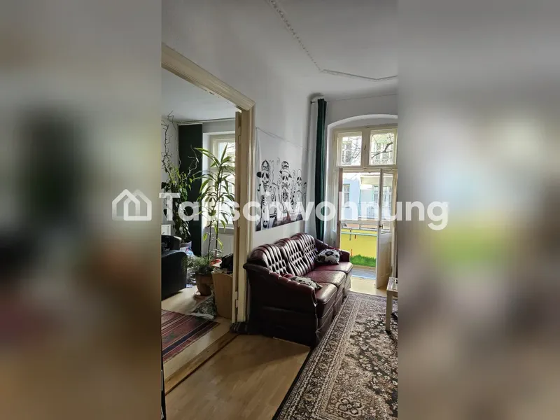 Tauschwohnung: Tausche schöne 3-Zimmer Whg gegen 1-2 Zimmer in F-hain — photo 1